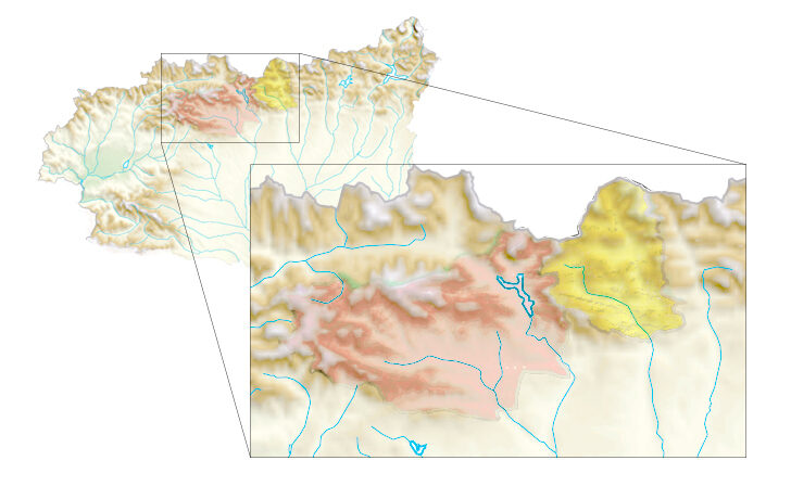 Mapa Localización Miel La Cazurra Provincia de León